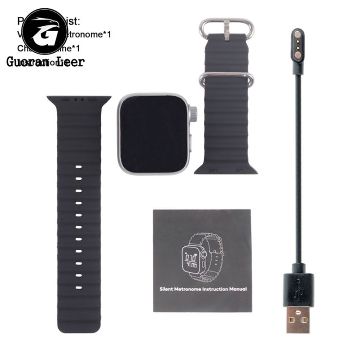 GU Wearable Vibrating Metronome 40-240 Bpm Smart Instruments Pulse Beat Counting Watch For All Guitar Piano Drums