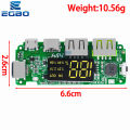 1~5PCS EGBO LED Dual USB 5V 2.4A Micro/Type-C USB Mobile Power Bank 18650 Charging Module Lithium Battery Charger Board Circuit. 