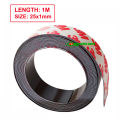 1M x Magnet Tape (25x1mm) Self Adhesive Flexible Rubber Magnetic Tape. 