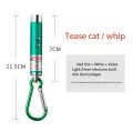 Laser Pointer LED Light Key Ring - Funny Cat Play Toy - 3 in 1 Best Entertainment Tool For Kids. 