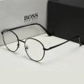 Oval Shape Black Metal  Frame 2021 New Stylist Optical Eyeglass-Frame for Men Women. 
