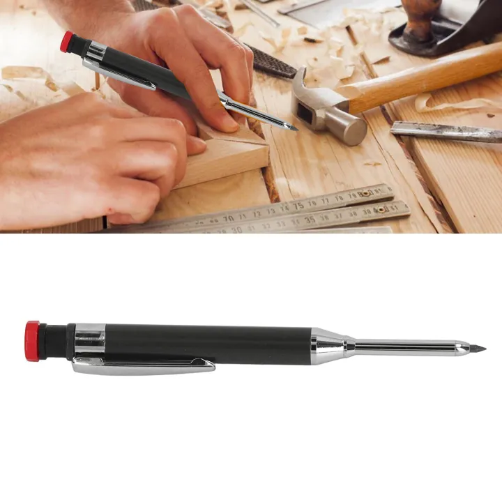 Mechanical%20Carpenter%20Pencil,%20Non%20Loose%20Extended%20Tip%20Incisive%20Solid%20Refill%20Portable%20Long%20Nose%20Deep%20Hole%20Carpenter%20Pencil%20with%20Sharpener%20for%20Drawing%20Work%20-%20Image%207