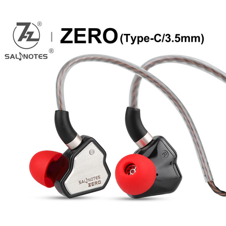 7Hz Salnotes Zero TYPE-C/3.5mm 10mm Dynamic Driver In-Ear Earphone HIFI Audio Music Earbuds Headset 0.78mm Detachable Cable dunu