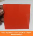 ORANGE 4mm Acrylic Sheet 4mm Orange Plastic Sheet 4mm Thick Acrylic Sheet Cutting Size 300x300mm Or 12×12 Inch Or 1×1 Feet 4mm Orange Acrylic Plexiglass.