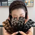 Large Long Natural Black Brown Braid Hair bands Headbands Hair For Women -মেয়েদের জন্য বিনুনি হেডব্যান্ড হেয়ারব্যান্ড. 