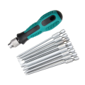 9-In-1 Screwdriver Set Tools Maintenance Tools Eight-Bit Screwdriver Portable Set Carry-on Bag. 