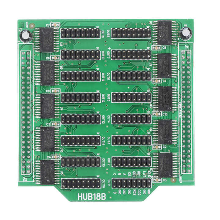 LED Adapter Board Display Control System Hub18B Conversion Card with 16 Interf e Output