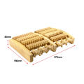 Foot care Foot massager Soothing  Wood material 5 rows of rollers Wooden massager Stress relief Pain relieving Roller massager for Home use Health preservation  Feet relaxation  Stress relief  Reflexology therapy. 