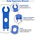 4PCS Solar Connector Tool Wrenches, Solar Panel Connector Assembly Tool for MC4 Connectors, Plastic Solar Wrench Spanner.