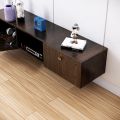 Bniture TV Unit for Living Room, Bedroom Unit Cabinet Wall Mount Ideal for   Storage Display Unit, Remote Holder, Set Upbox stand, TV Upto 30" to 50"(Flower Wenge)10/40. 