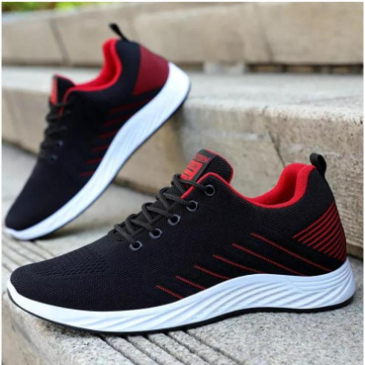 Trendy Shoes For Man With High Quality Fabrics And Breathable Outdoor Sport Sneakers Lightweight Air Mesh Men Shoes - Step Out In Style And Comfort With These Trendy Sneakers
