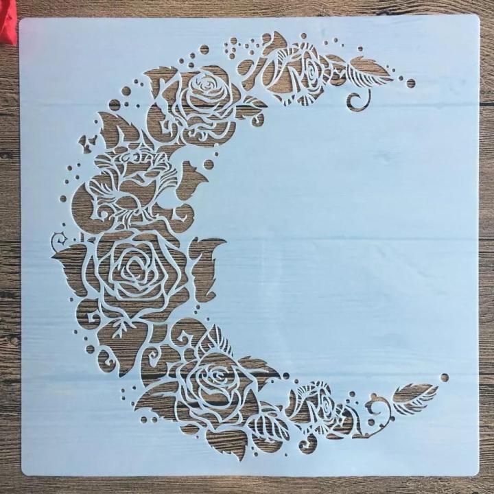 Stencil for Wall & Fashion Painting Template 10in by 10in.