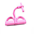 Tension device, thickened four-tube pedals, bungee cord, leg yoga fitness, sit-up assist, abdominal bodybuilder.