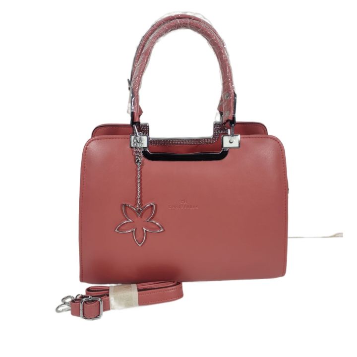 Elite Non Leather - Luxe- Pink Shoulder Fashion Bag For Women - The Ultimate Statement of Style & Trend - Height 22cm & Width 29cm