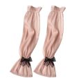 Sunscreen Sun Protection Long Arm Sleeves Fingerless Nylon Bow Ice Silk Sleeve Arm Covers Hand Sleeves Summer Arm Warmers Cycling.