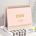 Spiral 2025 Desk Calendar Standing Flip Table Desktop Calendar Schedule Daily Monthly Agenda Organizer Gifts.