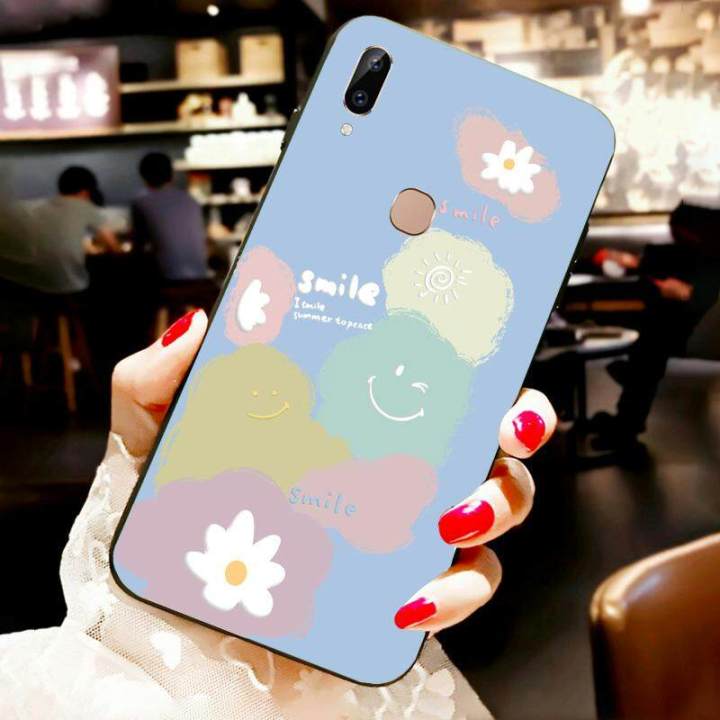 For Vivo Y83 Pro Back Cover Case Fashion Big Wave Flower