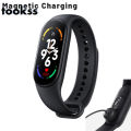 【Clearance Markdowns】Took M7 mart Watch Heart Rate Blood Preure Monitor Waterproof port Watche Compatible For Android Io (magnetic Model). 