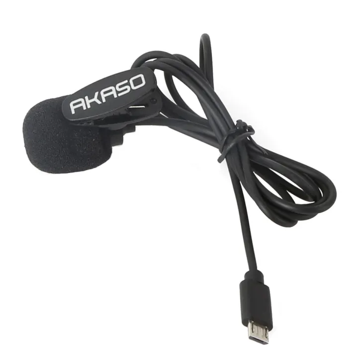 AKASO%20V50%20X%20External%20Microphone%20for%20AKASO%20V50X%20Dragon%20and%20Touch%20Vista%205%20Action%20Camera%204K%20Sports%20Camera%20ONLY%20-%20Image%202