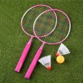 Shuttlecock Racquet with Badminton Ball Indoor Outdoor Team Playing Games Toys Badminton Racket for Children Kids. 