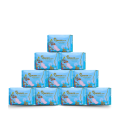 Queen Glory Sanitary Napkin - Wings System -Ultra Thin - 330 MM - 100% Cotton - Combo of 10 Pack-80 Pads.