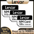 NEW Lexar Memory Card NM Card nCARD 128GB 256GB 512GB Read up to 90MB/s Nano TF Card for Huawei Phone Mate/nova/P60/P50/P40/P30. 
