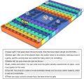 Rainbow Silicon Pop It Ludo Game.... - Baby Toys - Baby Toys - baby car. 