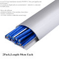 90X23mm Aluminum Metal Surface Cable Raceway Metal Floor Cable Duct Floor Wire Cover Metal Cable Protector Cable Trunking Large. 