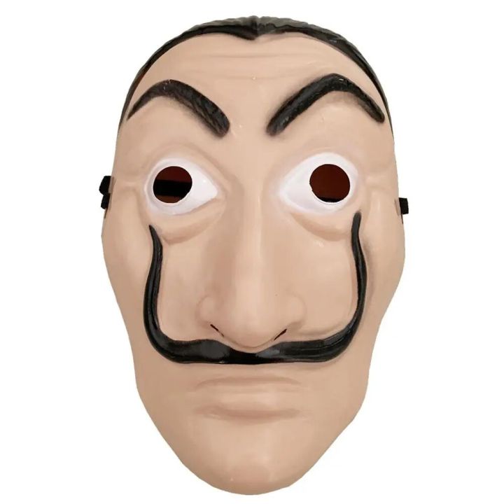 【3C VictoryEagle】Carnival Comedy Master La Casa De Papel Dali Cosplay  Halloween Masquerade Paper House