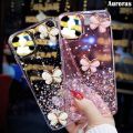 For VIVO Y27 Phone case Sparkling Star Moon Soft Silicone Transparent Butterfly + Crystal Chain For VIVO Y27 4G Phone casing.