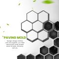 Stepping Concrete Paver Mold Mold Garden Paving Stone Molds 30*30cm. 
