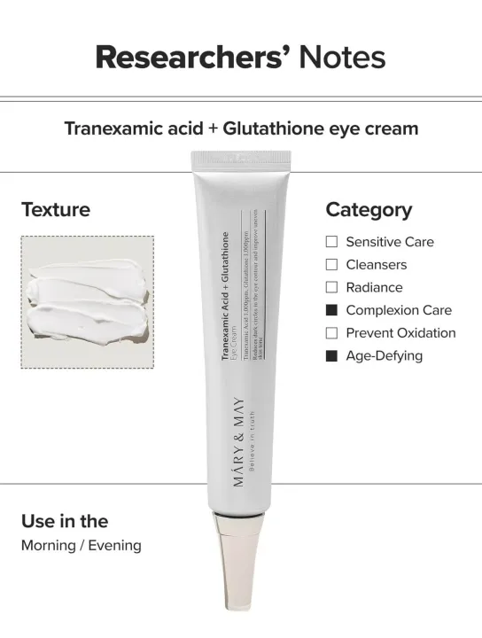 Mary&May%20Tranexamic%20Acid%20+%20Glutathione%20Eye%20Cream%2012g%20%7C%20Korea%20-%20Image%205
