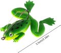 2 pcs frog bait for fishing | Fishing Lure | frog Lure | Bang | Shol Fishing Lure | Floating Bait Realistic Swimbait Topwater Frog Fishing Lure | Floating Bait, Artificial Sofish Fishing Lure for Pike, Trout, Saltwater, Freshwater Aznever.