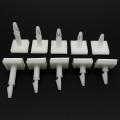25pcs Adhesive Glue Nylon Plastic Standoff Spacer Stick Insert Lock Clip on Snap in Fixed Support PCB for 3mm Hole 1.6mm Chassis. 