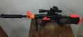 Big Gun Toy For Kids With Laser Light. 