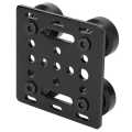 Mini V Gantry Slot Plate Black for 3D Printer Accessories Aluminum Profiles EU Standard 2020. 