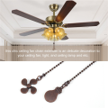 4Pcs Ceiling Fan Pull Chain Set,Bulb and Fan Pattern Pull Chain Extension Fan Pull Chain Pendant 12 Inch. 