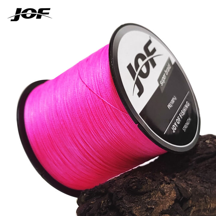 JOF PE Line X·4 Strand Braided Fishing Line300/ 500/1000M 8-80LB Super Tension Wear Resistance Smooth Multifilament Fishing Line
