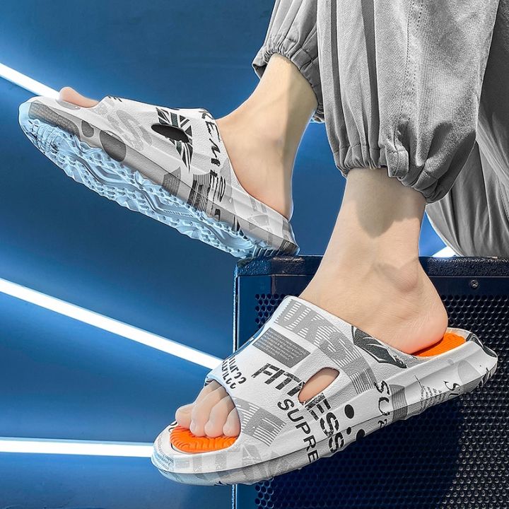 Buy Black Slippers Men Shoes 2024 Summer Fashion Flat Slippers Soft Male  Brand Footwear Pure Black KA1150 at Aliexpress for . Find more , and  products. Enjoy ✓Free Shipping Worldwide! ✓Limited Time ...