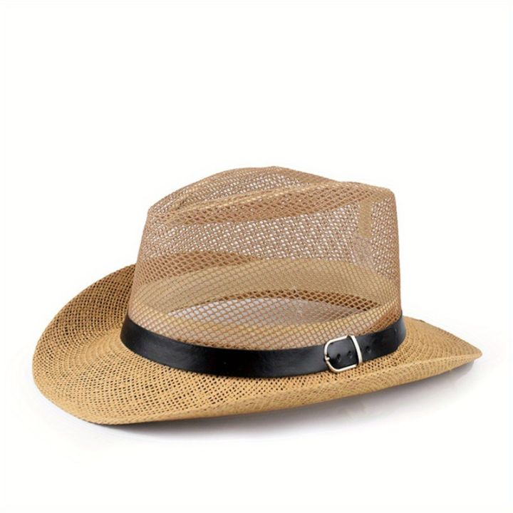 Hats%20for%20Men%20Middle-aged%20and%20Elderly%20Summer%20Linen%20Sun%20Hat%20Small%20Top%20Hat%20Sun%20Block%20Hat%20Outdoor%20Straw%20Hat%20-%20Image%206