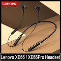 Lenovo XE66 Pro Wireless Headiss Bluetooth Eariss Sports Headset Magnetic Neckband 4 Speakers Handfree Earbuds with Mic. 