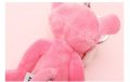 19cm Naughty Leopard Pink Panther Key Chain Toys Kids Pendant Doll Brinquedos Christmas Gift.