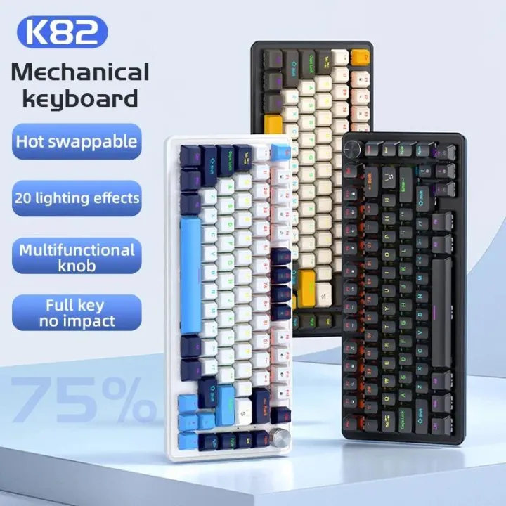 K82%20Multifunctional%20Knob%20Wired%20Mechanical%20Keyboard,75%25%20layout%2082%20Keys,Full%20Key%20Hot%20Swappable,Cool%20Backlight,Windows%20Mac%20-%20Image%203