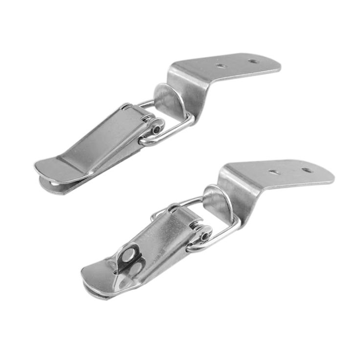 1/4%20Pcs%2090%20Degrees%20Buckle%20Hook%20Lock%20for%20Wooden%20Box%20Stainless%20Steel%20Spring%20Loaded%20Draw%20Toggle%20Latch%20Clamp%20Clip%20Silver%20Hasp%20Latch%20Catch%20-%20Image%207
