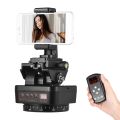 ZIFON YT-1000 2.4G Wireless Control Automatic Tripod Head 360 Degree Rotatable Motorized Panoramic Head-black. 