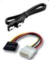SATA Cable 3.0 Data and Power Combo Cable (Data+Power) For Desktop Use SSD Or HDD. 