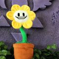 Cross-border new arrival Dancing Flowey Plush Undertale SUNFLOWER Plush Puppet and Doll. 