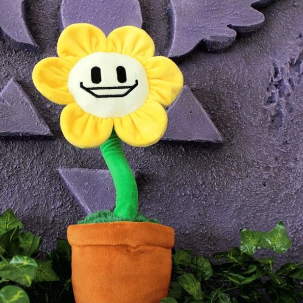 Cross-border new arrival Dancing Flowey Plush Undertale SUNFLOWER Plush Puppet and Doll