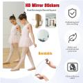 Flexible Mirror Sheets Self Adhesive Removable Non Glass Mirror Tiles Mirror Stickers Decals for Home Room Bedroom 3D Wall Decor. 