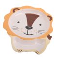 Kids Plates Set Cartoon Dishes Plates Utensils Set For Toddler Divided Food. 